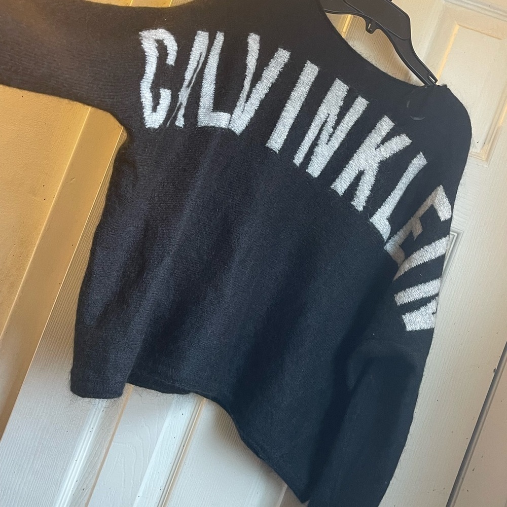 Calvin Klein jeans sari logo batwing sweater - Picture 2 of 8